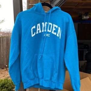 Blue Camden Maine Hoodie Sweatshirt